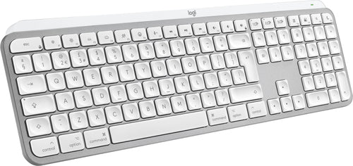 Logitech MX Keys S for Mac keyboard Office RF Wireless + Bluetooth QWERTY UK English Aluminium, White Logitech MX Keys S for Mac keyboard Office RF Wireless + Bluetooth QWERTY UK English Aluminium, White